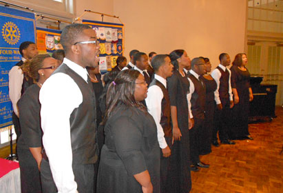 Stillman Choir sings the Sounds of the Holiday for Rotary Club of Tuscaloosa